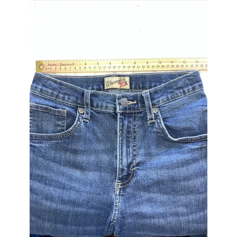 Wrangler 20X Bootcut Jeans Boys 16 Slim Dark Wash Vintage Blue Cowboy Western